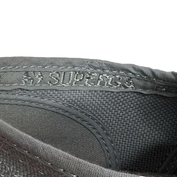 Superga gray classic canvas low top sneakers size 7 - Picture 10 of 16